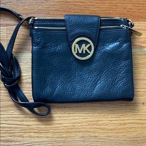 MICHAEL KORS Leather Black Cross Body